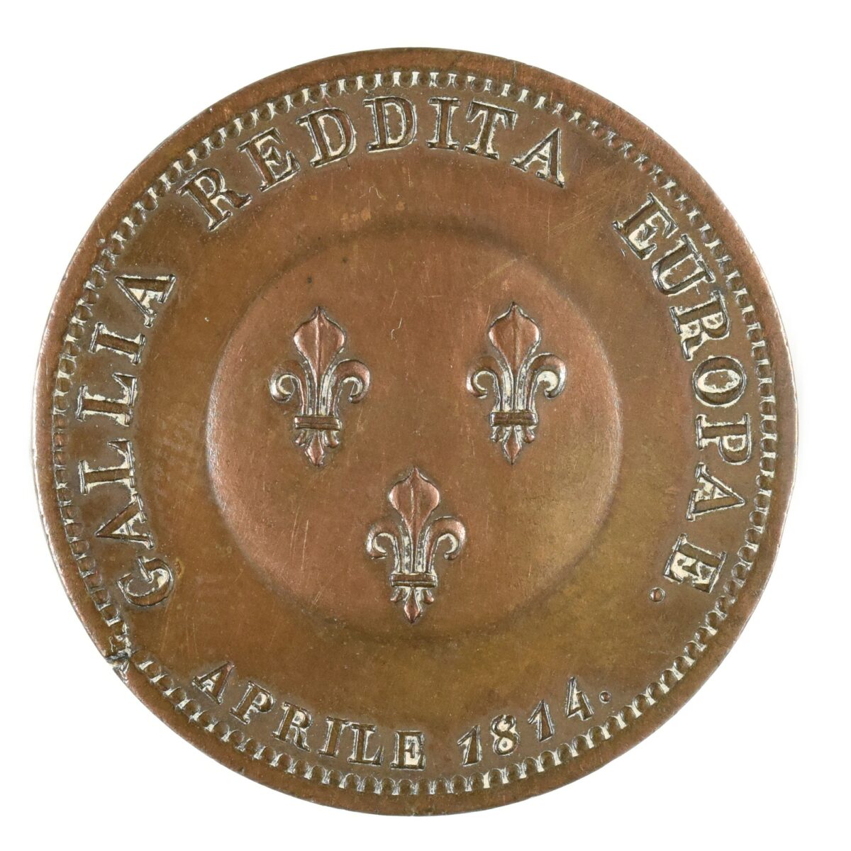 FREDERIC GUILLAUME III 2 FRANCS 1814 AVERS