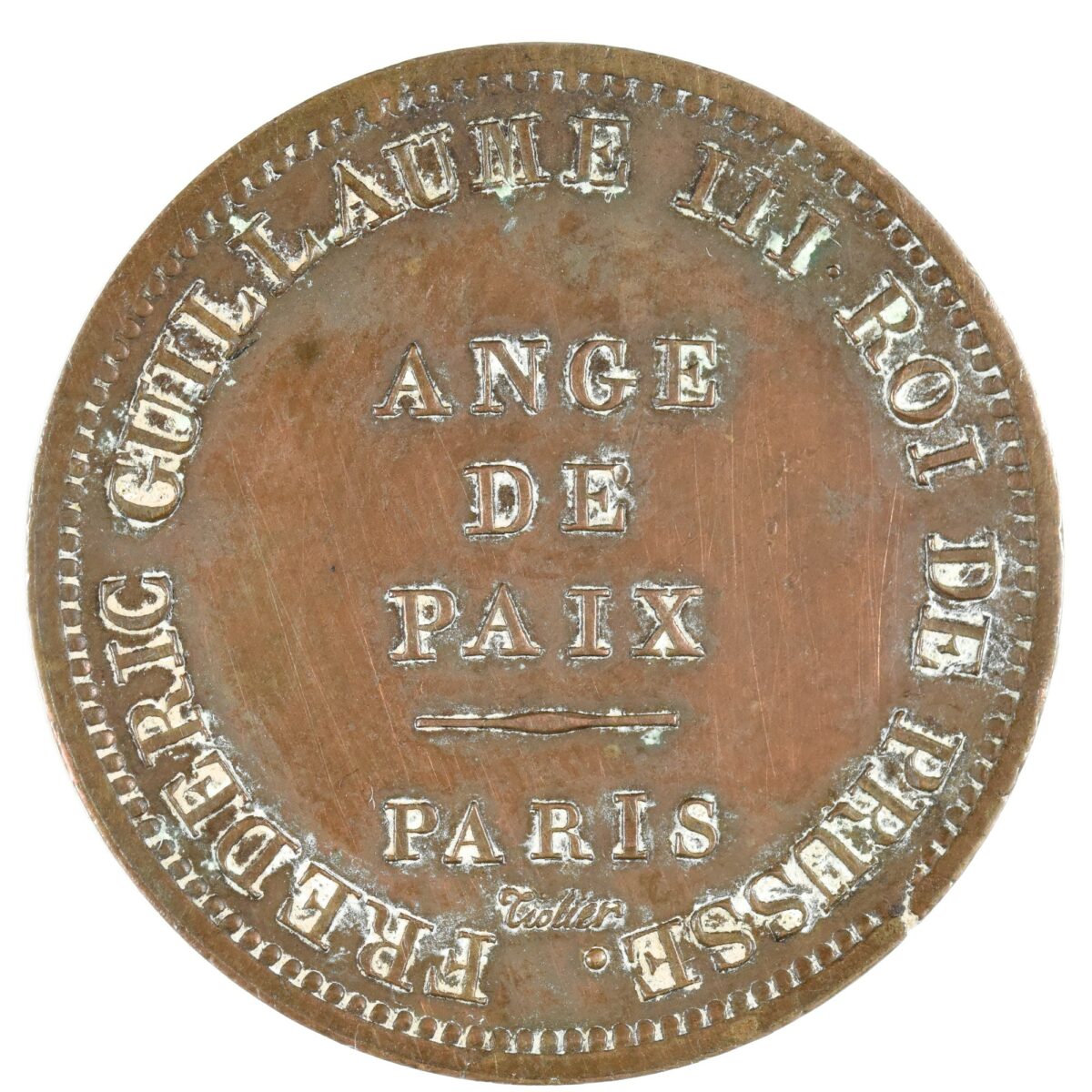 FREDERIC GUILLAUME III 2 FRANCS 1814 REVERS