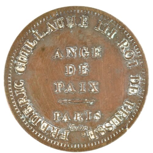 FREDERIC GUILLAUME III 2 FRANCS 1814 REVERS