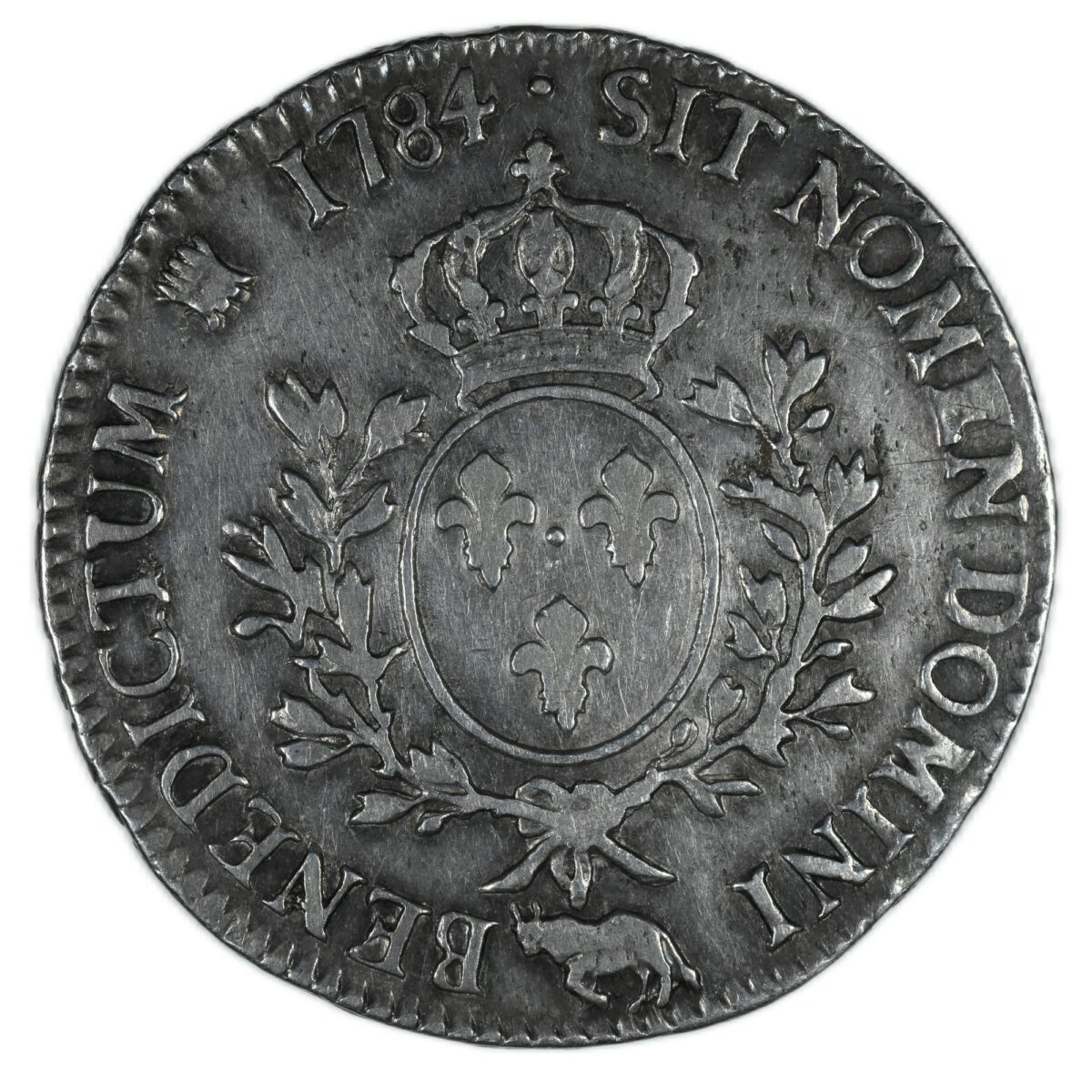 LOUIS XVI ECU 1784 PAU REVERS