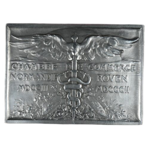 MEDAILLE PLAQUE ROUEN 1903 REVERS