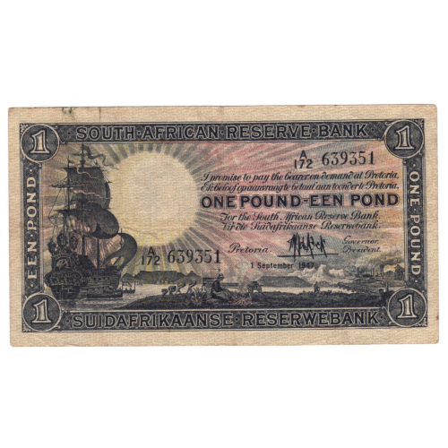 Recto Afrique du Sud 1pound 1947 639351