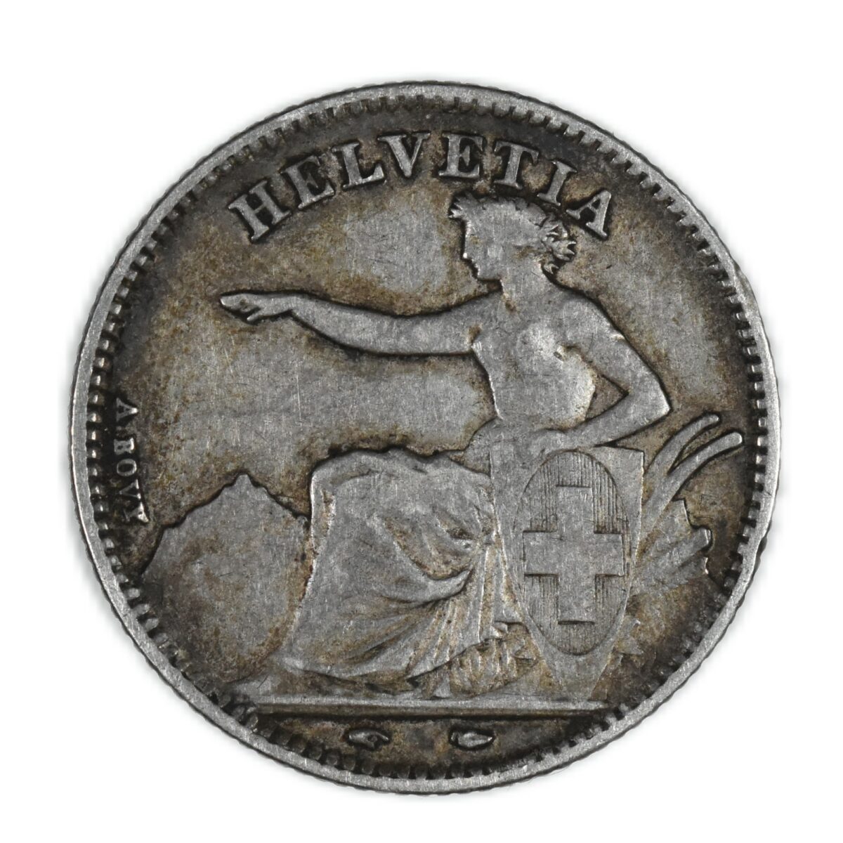 SUISSE FRANC 1850 REVERS