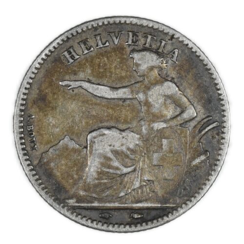 SUISSE FRANC 1851 REVERS