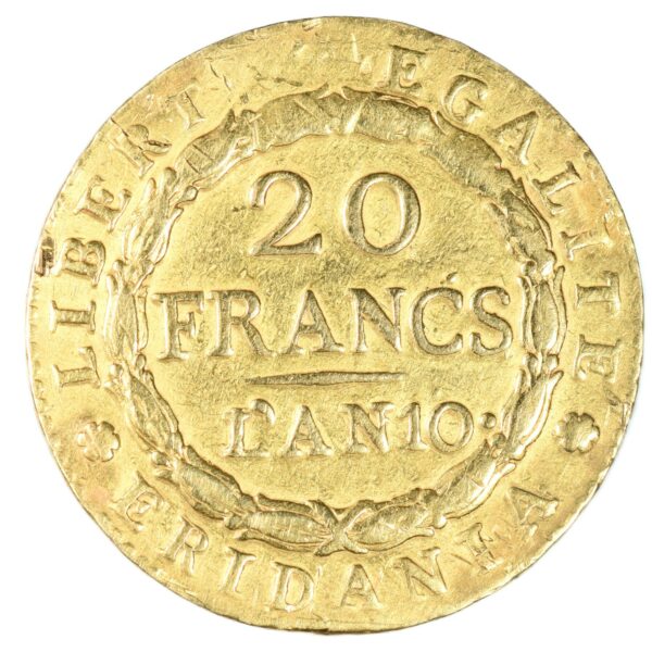 20 FRANCS MARENGO OR AN 10 AVERS