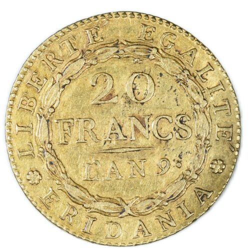 20 FRANCS MARENGO OR AN 9 AVERS