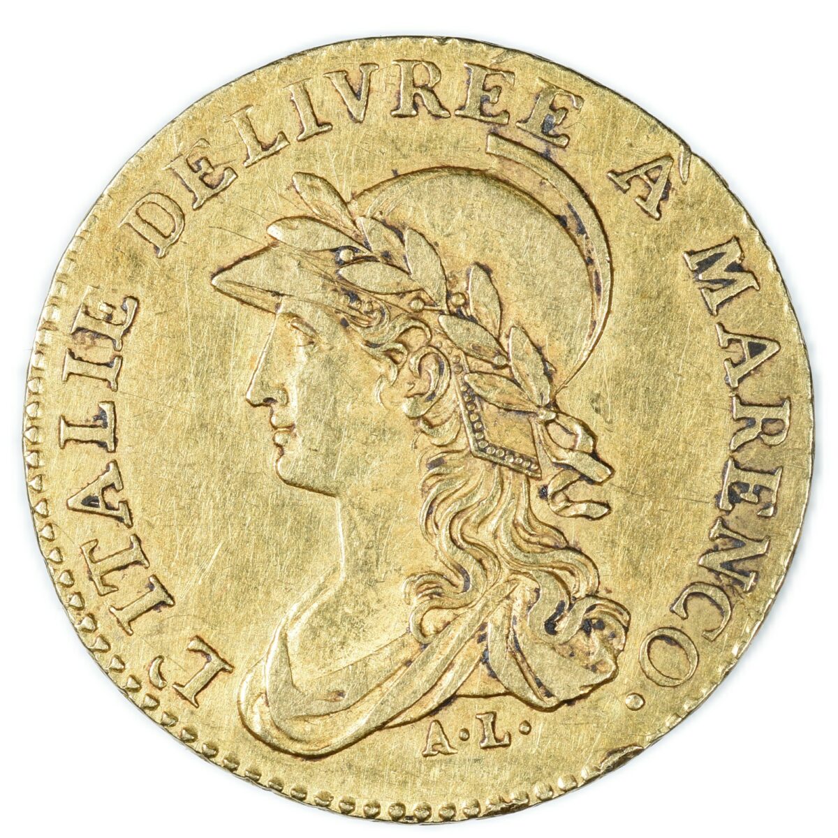 20 FRANCS MARENGO OR AN 9 REVERS