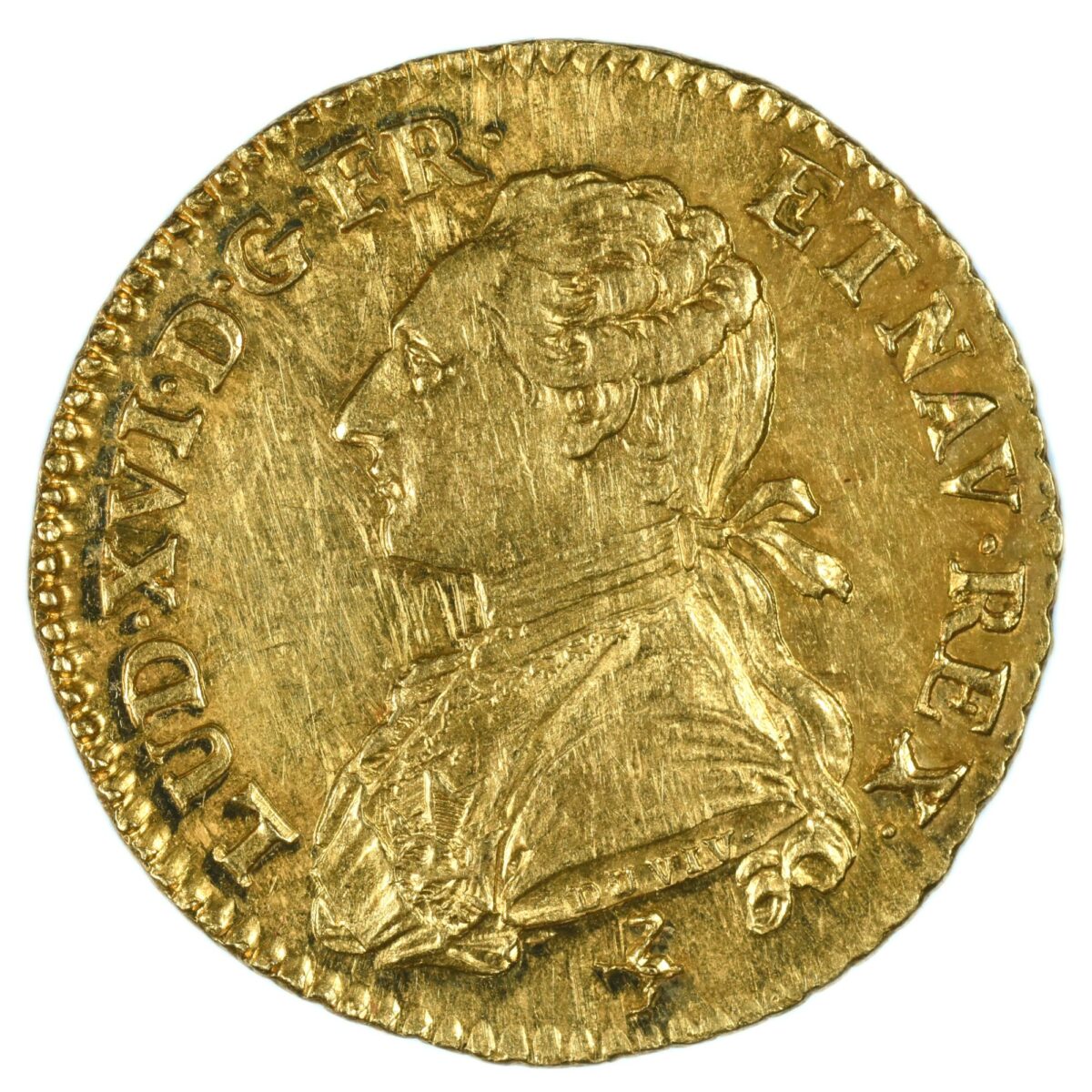 LOUIS XVI LOUIS OR AUX PALMES 1774 AVERS