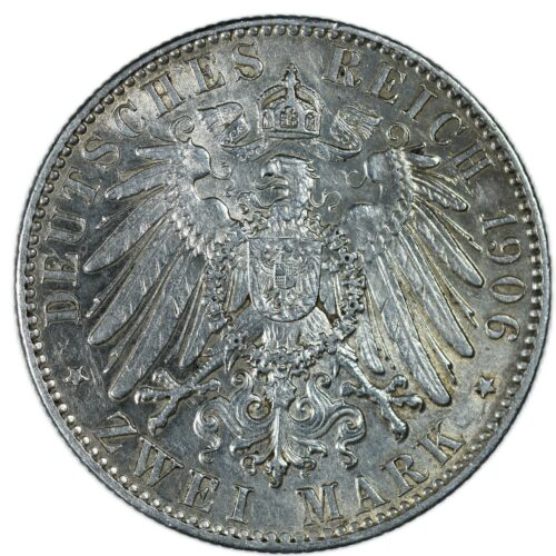 FRIEDRICH 2 MARK 1906 REVERS