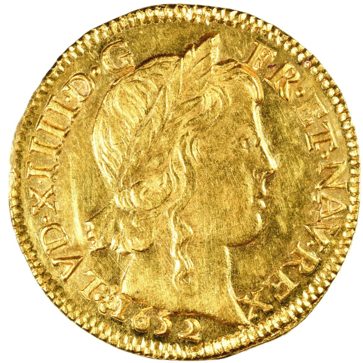 LOUIS XIV MECHE LONGUE 1652 TOURS AVERS