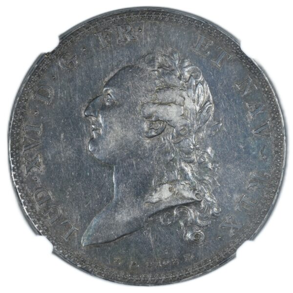 LOUIS XVI ECU CALONNE AVERS 1786 AVERS