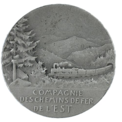 MEDAILLE CHEMIN FER ARGENT REVERS 1