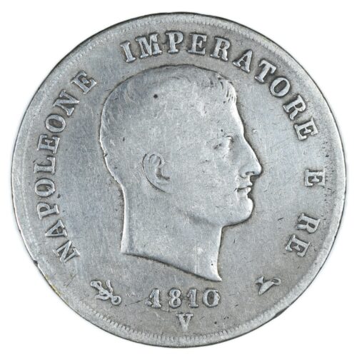 NAPOLEON 5 LIRE 1810 VENISE REVERS