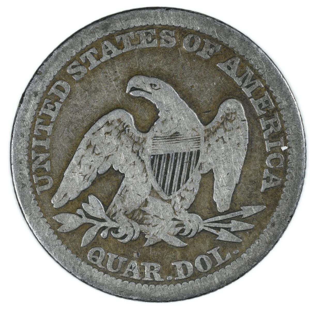 USA QUARTER DOLLAR 1856 REVERS