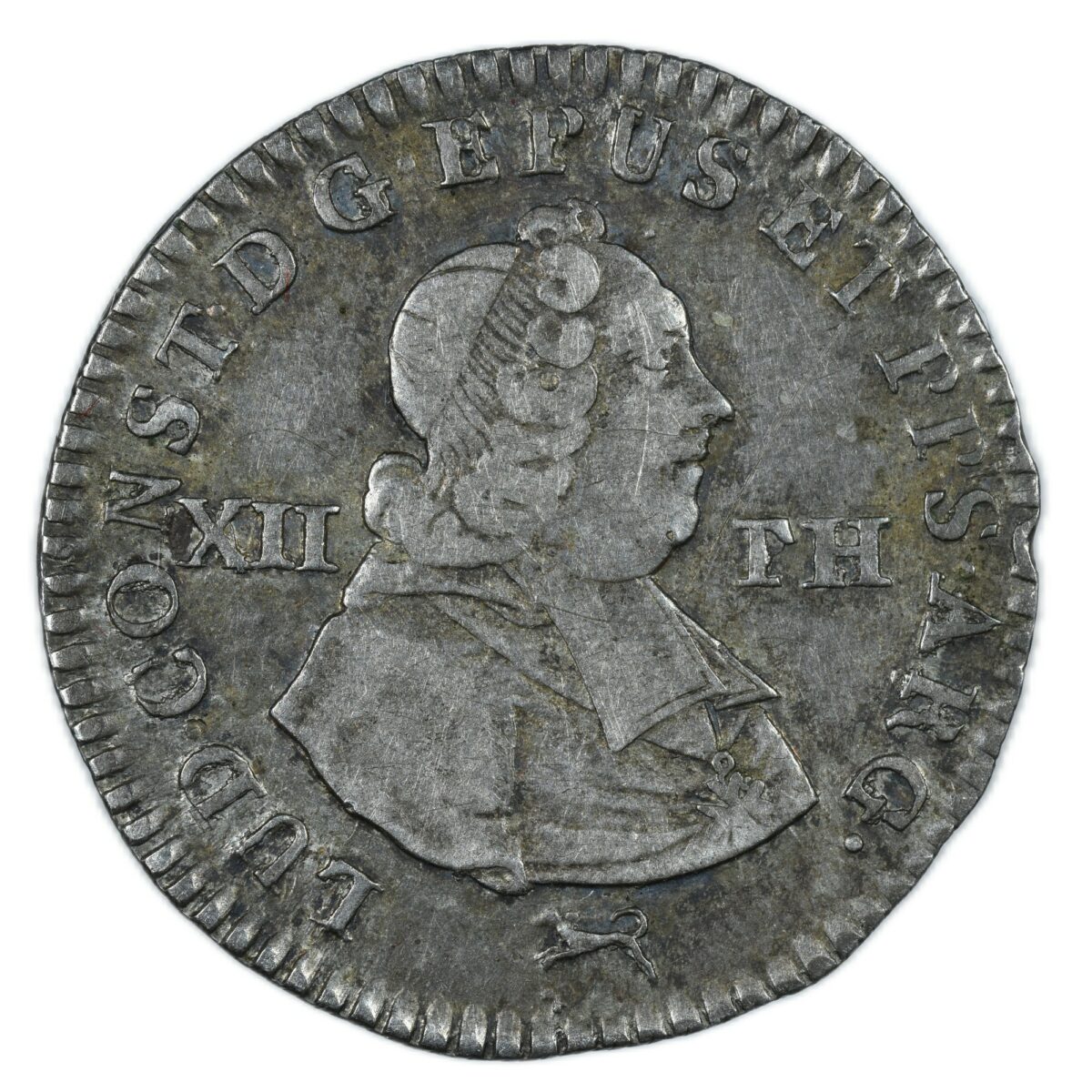 LOUIS ROHAN 12 THALER 1759 AVERS