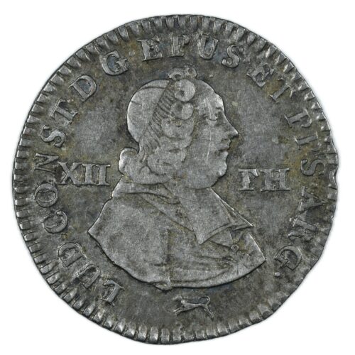 LOUIS ROHAN 12 THALER 1759 AVERS