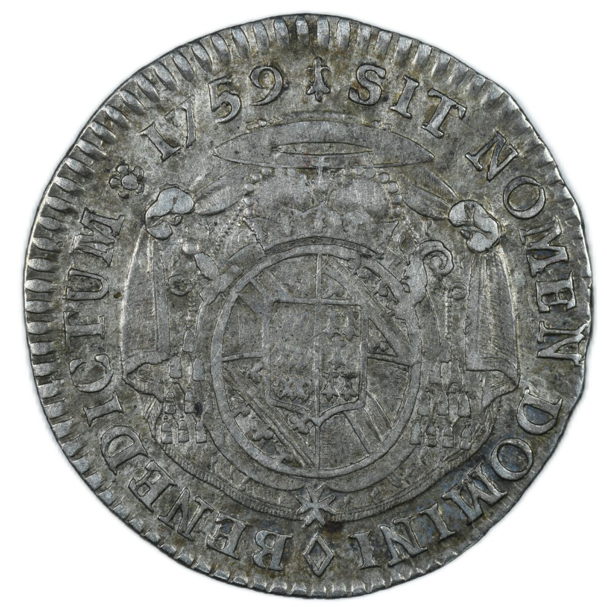 LOUIS ROHAN 12 THALER 1759 REVERS