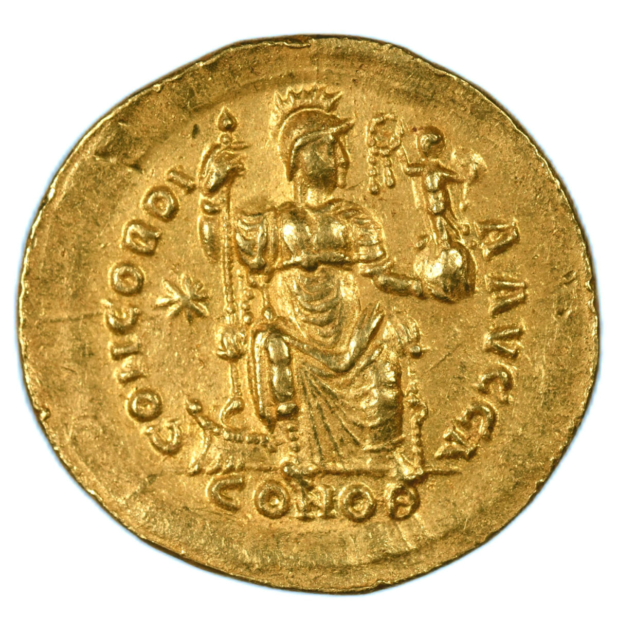 THEODOSE II SOLIDUS OR REVERS