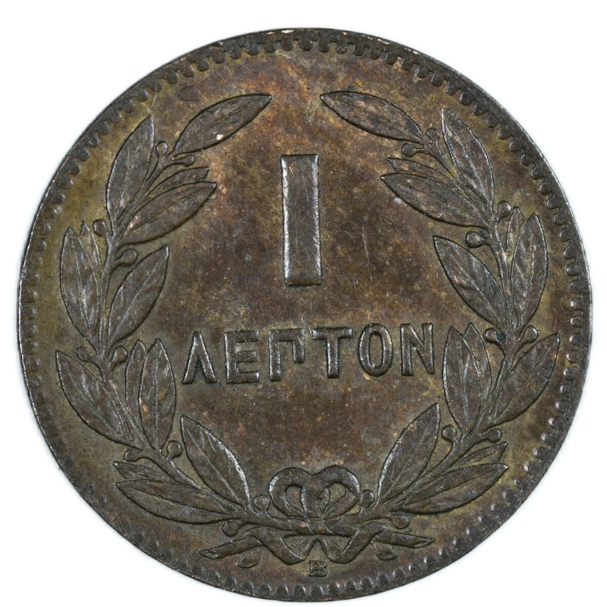 GRECE LEPTON 1869 AVERS