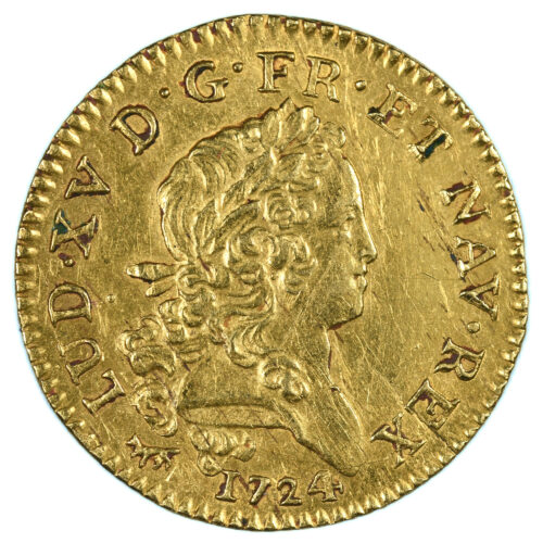 LOUIS XIV MIRLITON OR 1724 PARIS AVERS