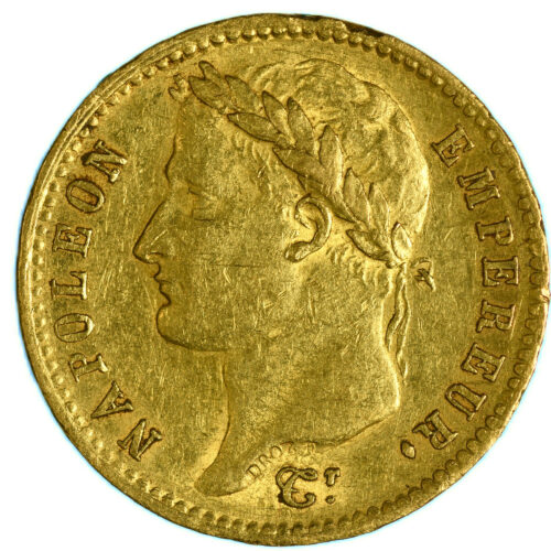 NAPOLEON 20 FRANCS OR 1813 UTRECHT REVERS 3