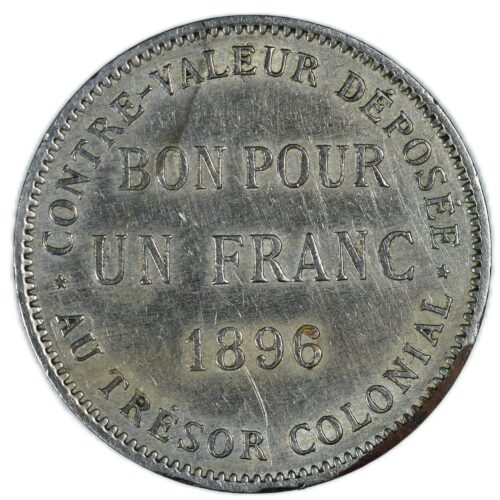 REUNION FRANC 1896 AVERS