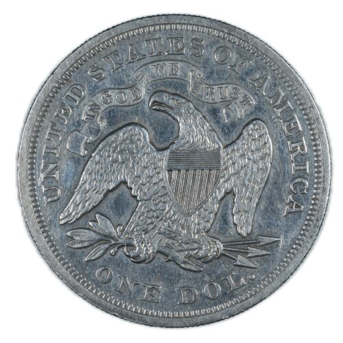 USA SEATED DOLLAR 1872 REVERS